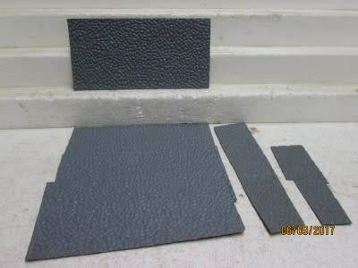 HO/OO SCALE : x4 GREY STONE PLASTIC SHEETS - LOT 358P