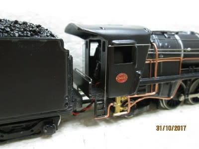 HO SCALE - SAR CLASS 15F 4-8-2 STEAM LOCO (SHORT TENDER) - LOT 23Q