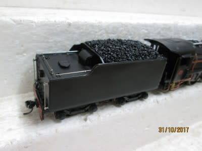 HO SCALE - SAR CLASS 15F 4-8-2 STEAM LOCO (SHORT TENDER) - LOT 23Q