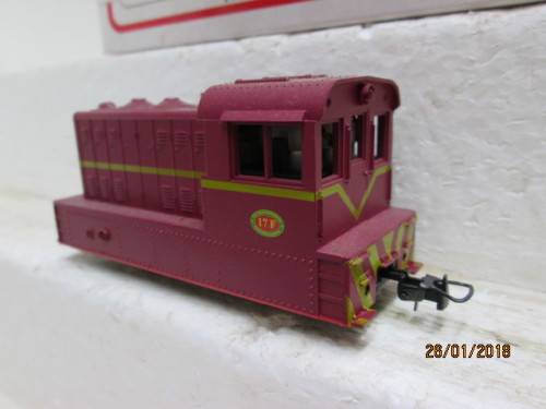 HO SCALE : MODELPOWER SAR 17F DIESEL SHUNTER - LOT 967Q