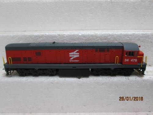 HO SCALE : FRATESCHI SAR CLASS 34 DIESEL LOCO - LOT 968Q