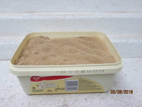 SUPERFINE LIGHT BROWN SCATTER MATERIAL (2 LITRE CONTAINER) - LOT 757T