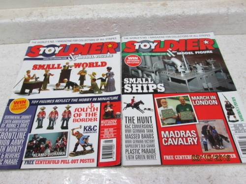 TOY SOLDIER MAGAZINES x2  - LOT 354U