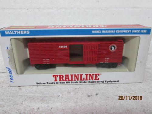 HO SCALE : WALTHERS CATTLE CAR (GREAT NORTHERN) BOXED - LOT 642U