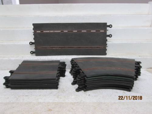 SCALEXTRIC :  TRACK x15 PIECES - LOT 789U
