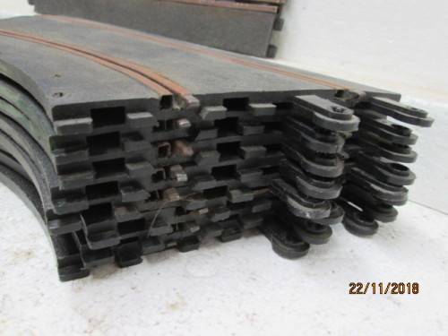 SCALEXTRIC :  TRACK x15 PIECES - LOT 789U