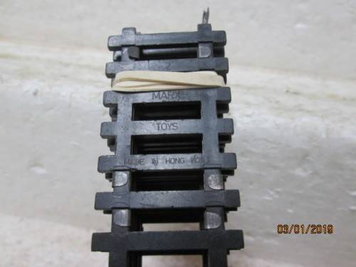 HO/OO SCALE : MARX TOYS STRAIGHTS x5 - LOT 417V
