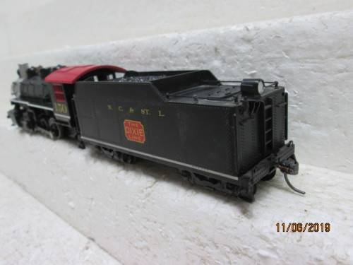 HO SCALE : BACHMANN 0-6-0 "THE DIXIE LINE" STEAM LOCOMOTIVE - LOT 480W