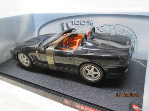1:18 SCALE HOTWHEELS  : FERRARI 550 BARCHETTA PININFARINA (BOXED) - LOT 575W