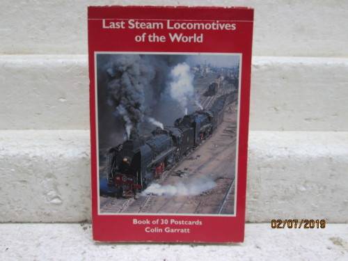 RAILWAY POSTCARSDS x20 (LAST STEAM LOCOMOTIVES OF THE WORLD) - LOT 625W