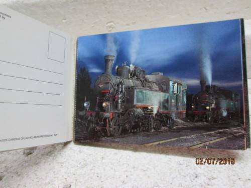 RAILWAY POSTCARSDS x20 (LAST STEAM LOCOMOTIVES OF THE WORLD) - LOT 625W