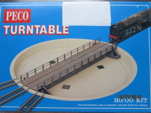 HO/OO SCALE : PECO TURNTABLE LK-55 KIT (BOXED) - LOT 869W