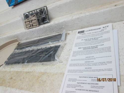 HO/OO SCALE : PECO TURNTABLE LK-55 KIT (BOXED) - LOT 869W