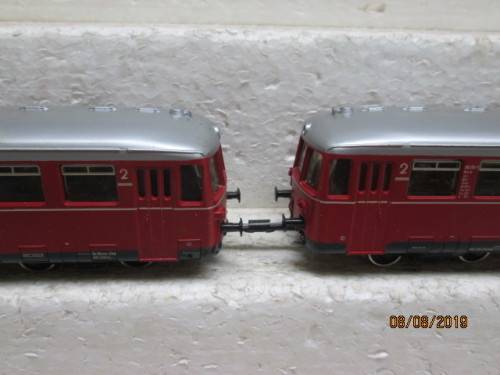 REDUCED TO CLEAR : HO SCALE : MARKLIN : RAIL BUS LOCOMOTIVE SET (BOXED) - LOT 155X