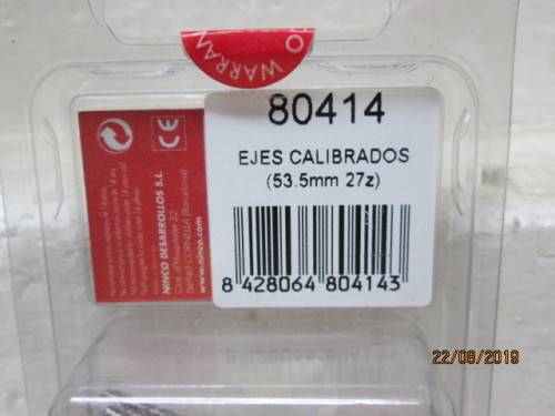 NINCO : AXLE WITH GEAR  No 80414 (BOXED) - LOT 361X