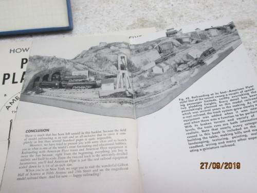 S SCALE : AMERICAN FLYER PIKE PLANNING KIT NO 731 (BOXED) - LOT 788X