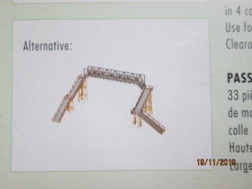 N SCALE : FALLER FOOTBRIDGE KIT (BOXED) - LOT 525Y