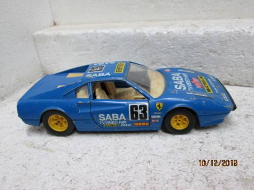 1:24 SCALE BBURAGO : RALLY FERRARI 308GTB - LOT 737Y