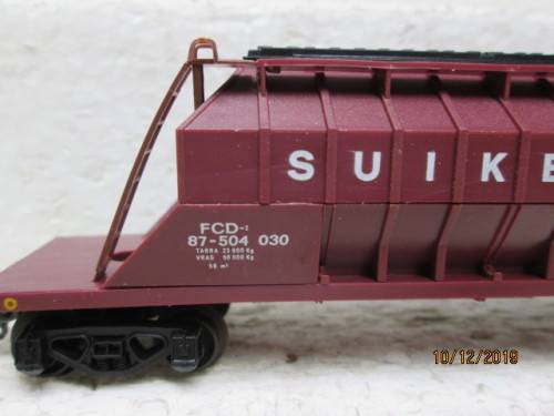 HO SCALE : LIMA SAR FCD SUGAR WAGON (BOXED) - LOT 742Y