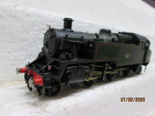 REDUCED TO CLEAR : OO SCALE: WHITE METAL/BRASS 2-6-2 BRITISH RAILWAY STEAM LOCOMOTIVE - LOT 212z