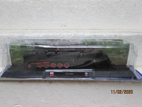 N SCALE : AMER COLLECTION TY5 1947 2-10-0 STEAM LOCOMOTIVE POLAND (STATIC LOCOMOTIVE) - LOT 299z