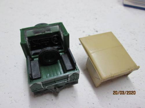 MATCHBOX DINKY : 1949 LAND ROVER (BOXED) - LOT 582z