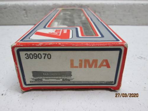 HO SCALE : LIMA SAR SILVER OZ BOX CAR WITH TARP (BOXED) - LOT 646z