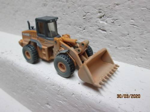 HO SCALE : NORSCOT CASE 721D WHEEL LOADER (BOXED) - LOT 677z