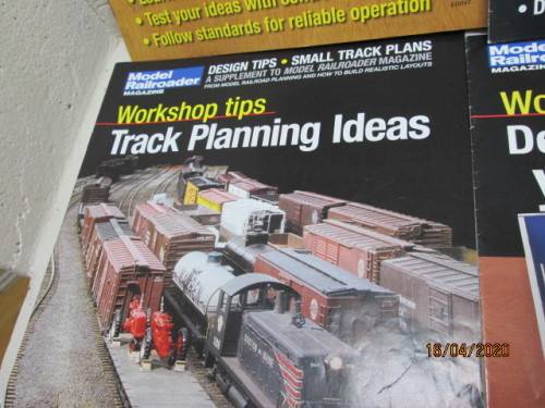 MODEL RAILROADER x6  MAGAZINES (ALL ABOUT TRACK PLANNING & IDEAS) - LOT 335AA