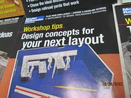 MODEL RAILROADER x6  MAGAZINES (ALL ABOUT TRACK PLANNING & IDEAS) - LOT 335AA