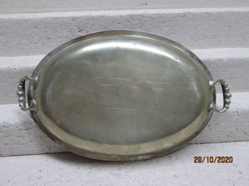 VERY OLD SMALL SERVING TRAY