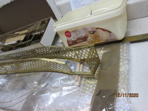 GAUGE 1 : BARRETT STEAM MODELS LTD : LATTICE DOUBLE RAIL FOOTBRIDE KIT