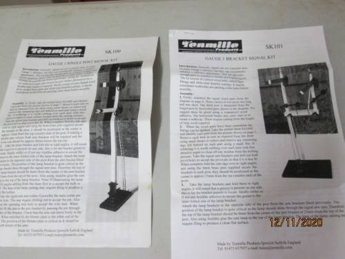 GAUGE 1 : BARRETT STEAM MODELS LTD : LATTICE DOUBLE RAIL FOOTBRIDE KIT