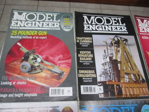 MODEL ENGINEER MAGAZINES X12