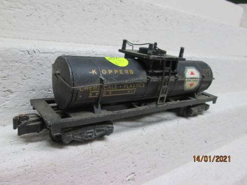 S SCALE : AMERICAN FLYER : KOPPERS SINGLE DOME TANKER