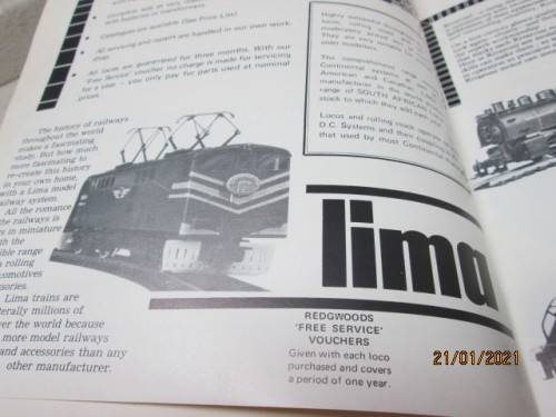 HO SCALE : REDGWOODS CATALOGUE 1980`S