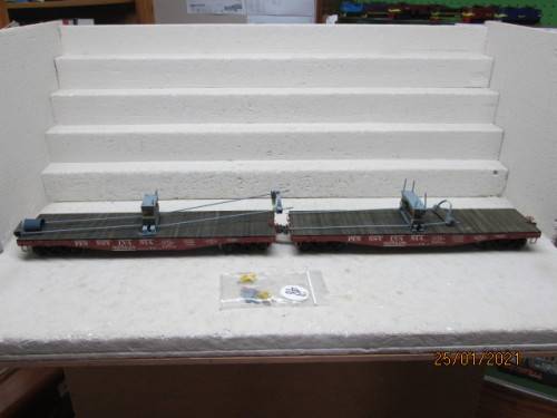 G SCALE : PENNSYLVANIA - X2 FLAT CAR
