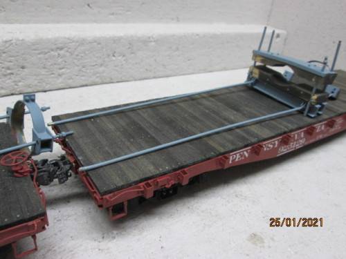 G SCALE : PENNSYLVANIA - X2 FLAT CAR