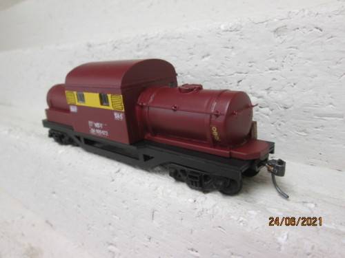 HO SCALE : SAR STEAM HEATER VAN - BOXED