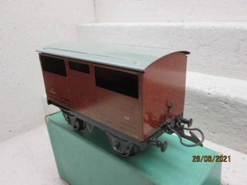 O GUAGE : HORNBY : CATTLE TRUCK - BOXED