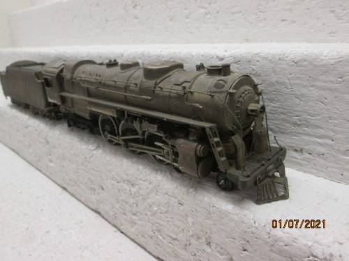 HO SCALE : TENSHEDO : BRASS 4-6-4 BRASS STEAM LOCOMOTIVE