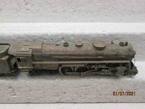 HO SCALE : TENSHEDO : BRASS 4-6-4 BRASS STEAM LOCOMOTIVE