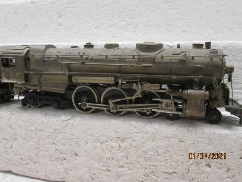 HO SCALE : TENSHEDO : BRASS 4-6-4 BRASS STEAM LOCOMOTIVE