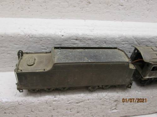 HO SCALE : TENSHEDO : BRASS 4-6-4 BRASS STEAM LOCOMOTIVE