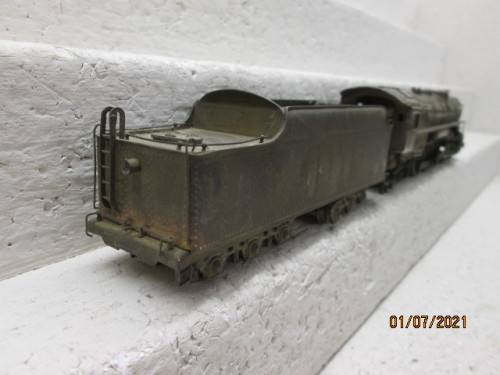 HO SCALE : TENSHEDO : BRASS 4-6-4 BRASS STEAM LOCOMOTIVE