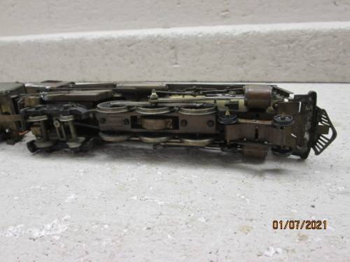 HO SCALE : TENSHEDO : BRASS 4-6-4 BRASS STEAM LOCOMOTIVE