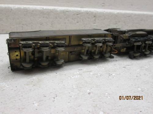 HO SCALE : TENSHEDO : BRASS 4-6-4 BRASS STEAM LOCOMOTIVE