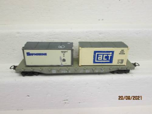 HO SCALE : LIMA : FCF CONTAINER WAGON