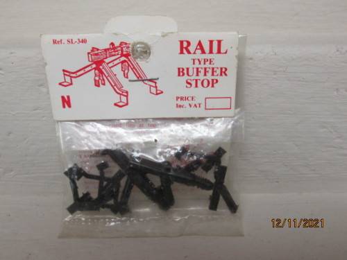 N SCALE : PECO : RAIL BUFFER STOPS - X2