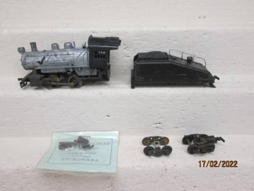 HO SCALE : ROUNDHOUSE : 0-4-0 STEAM LOCOMOTIVE